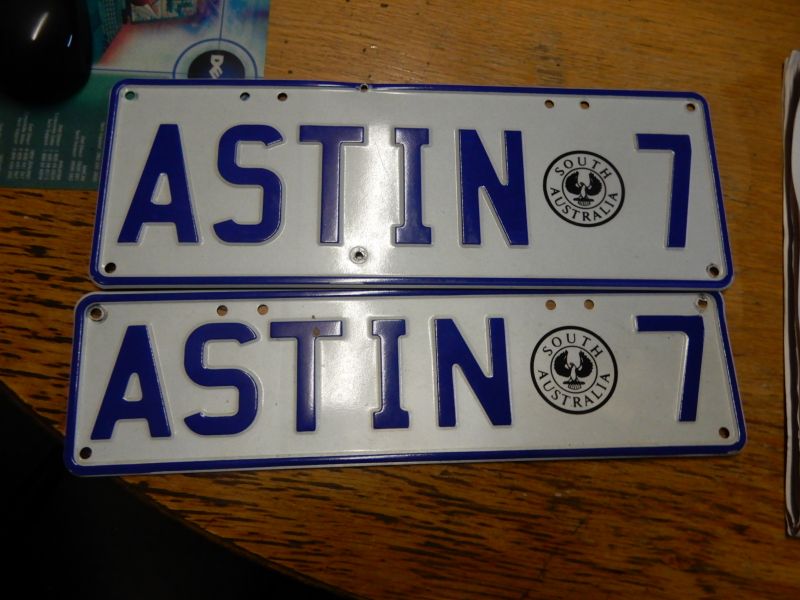 NUMBER PLATES