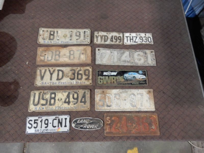 NUMBER PLATES